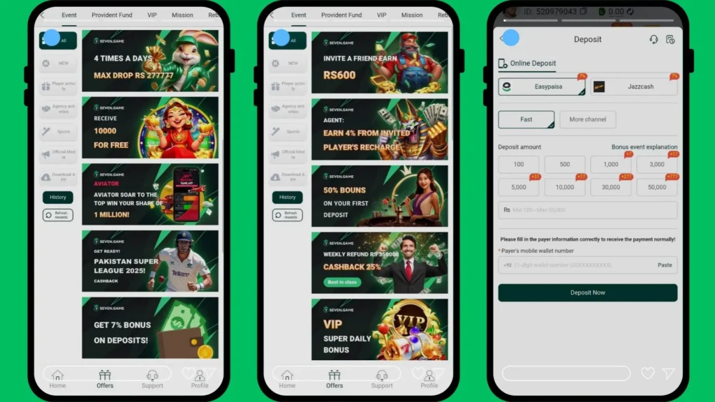 Card Rummy APK Login Section seven game APP